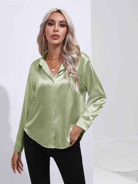 Elarova | Satinbluse
