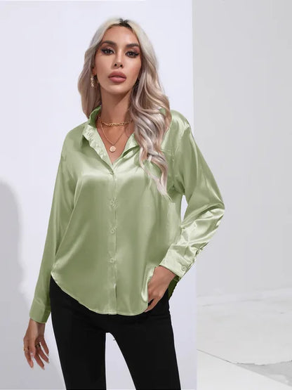 Elarova | Satinbluse