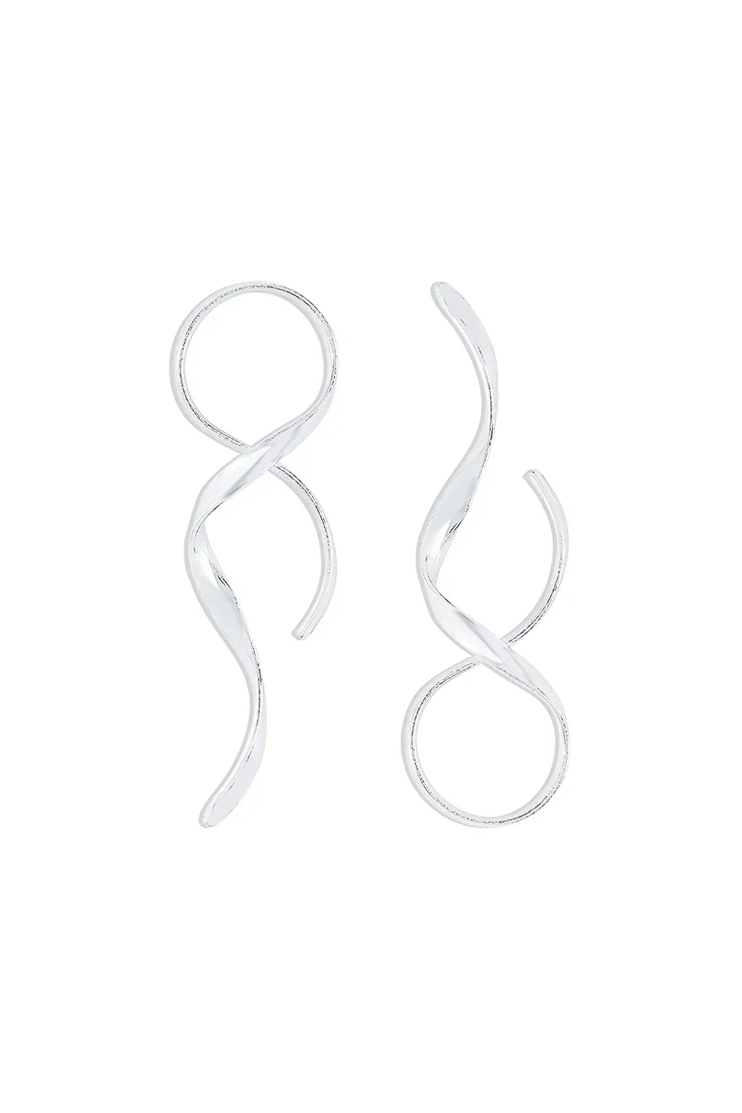 Elarova | Schlanke Spiral Ohrringe Mit Modernem Design Für Frauen