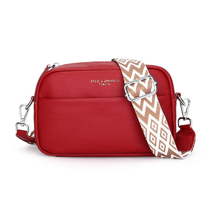 Elarova | Schlichte Schultertasche Aus Veganem Leder Im Kleinen Quadratischen Format