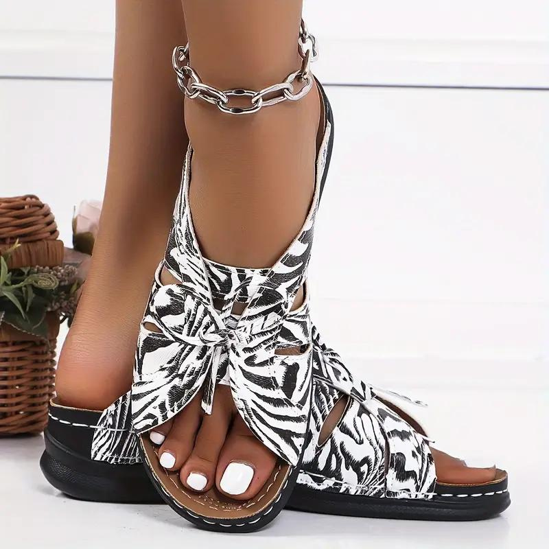Elarova | Schlüpfschuhe Keilabsätze orthopädische Schuhe Sommerschuhe