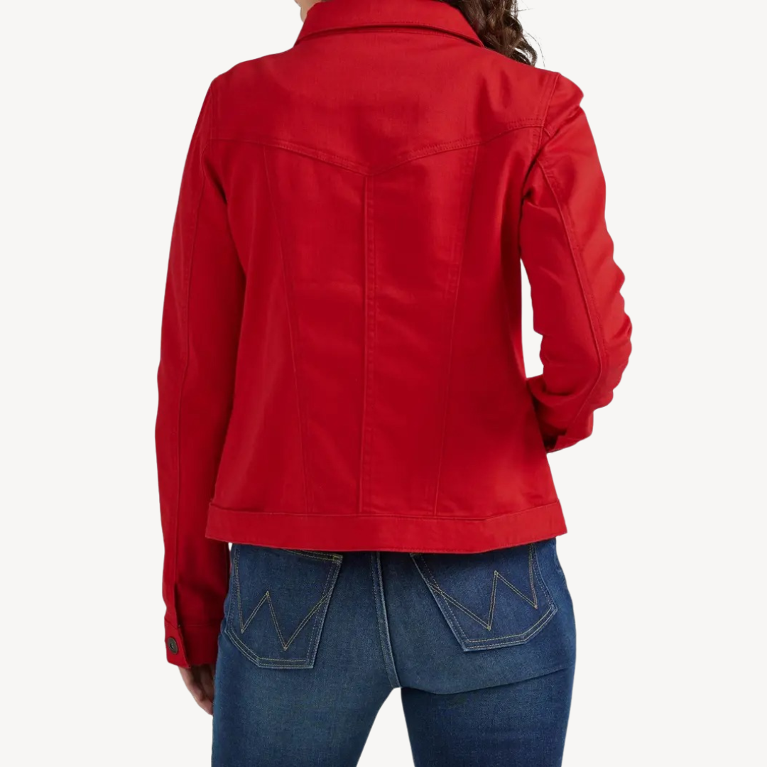 Elarova | Schmale, kurze Jeansjacke für Damen