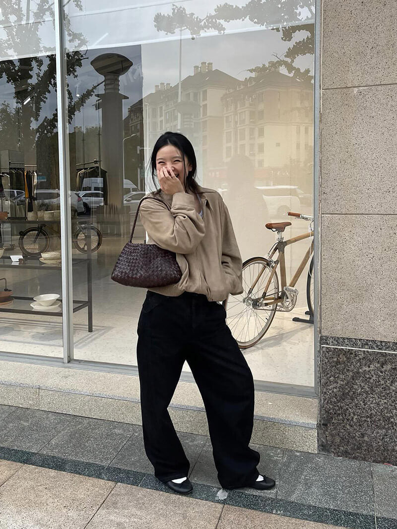 Elarova | Schultertasche Mit Geflochtenem Design