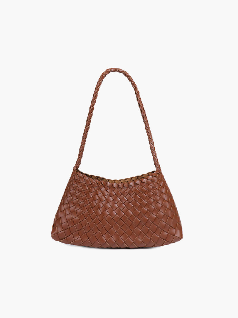Elarova | Schultertasche Mit Geflochtenem Design