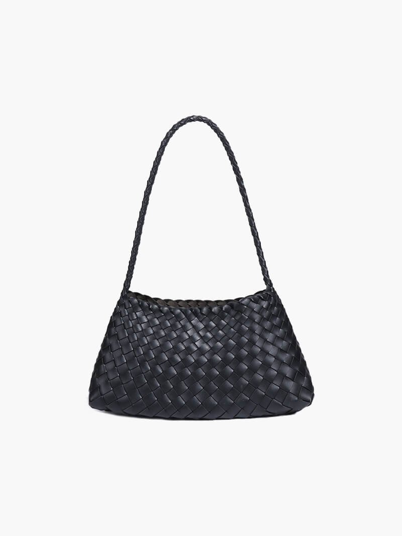 Elarova | Schultertasche Mit Geflochtenem Design