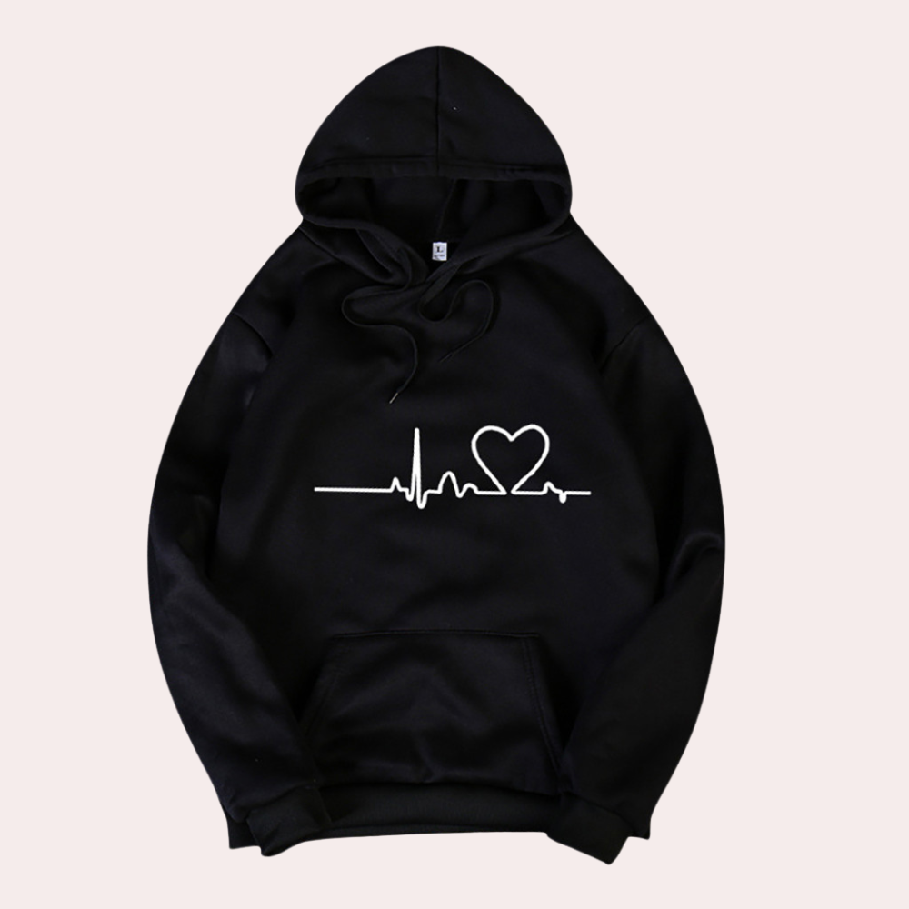Elarova | Sehr Bequemer Damen Hoodie mit Kapuze, Der Ein Gemütliches, Minimalistisches Aussehen Verleiht