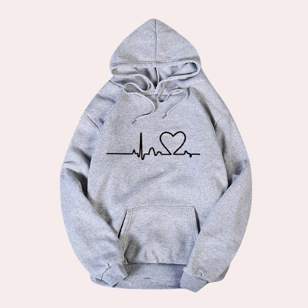 Elarova | Sehr Bequemer Damen Hoodie mit Kapuze, Der Ein Gemütliches, Minimalistisches Aussehen Verleiht