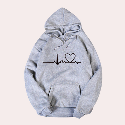 Elarova | Sehr Bequemer Damen Hoodie mit Kapuze, Der Ein Gemütliches, Minimalistisches Aussehen Verleiht
