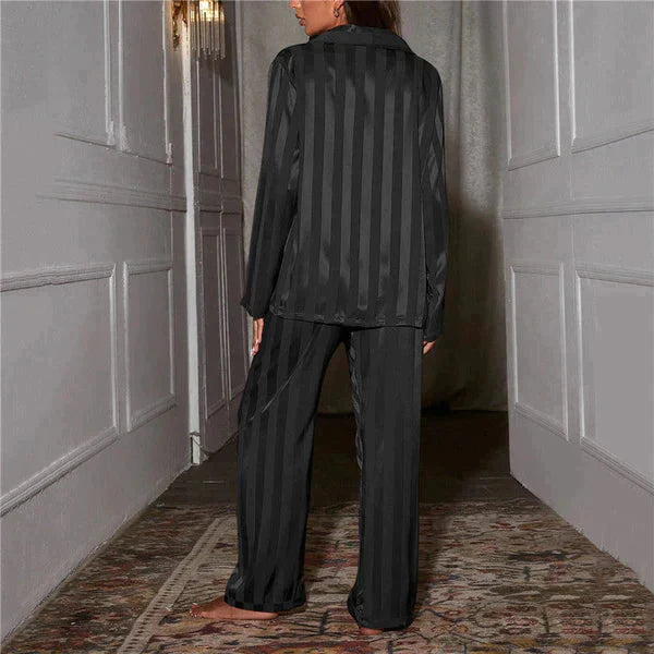 Elarova | Seidiges Pyjama-Set für Damen