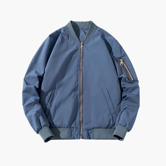 Elarova | Slim-Fit Bomberjacke mit Reißverschluss für Herren