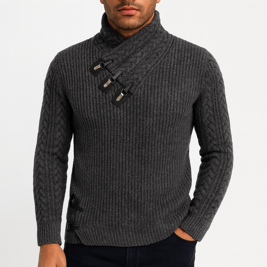 Elarova | Slim Fit Strickpullover