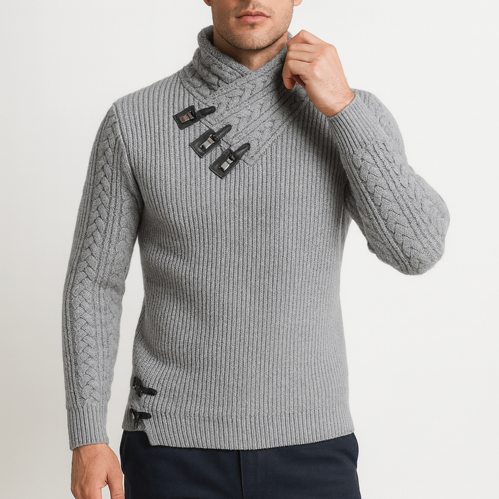 Elarova | Slim Fit Strickpullover
