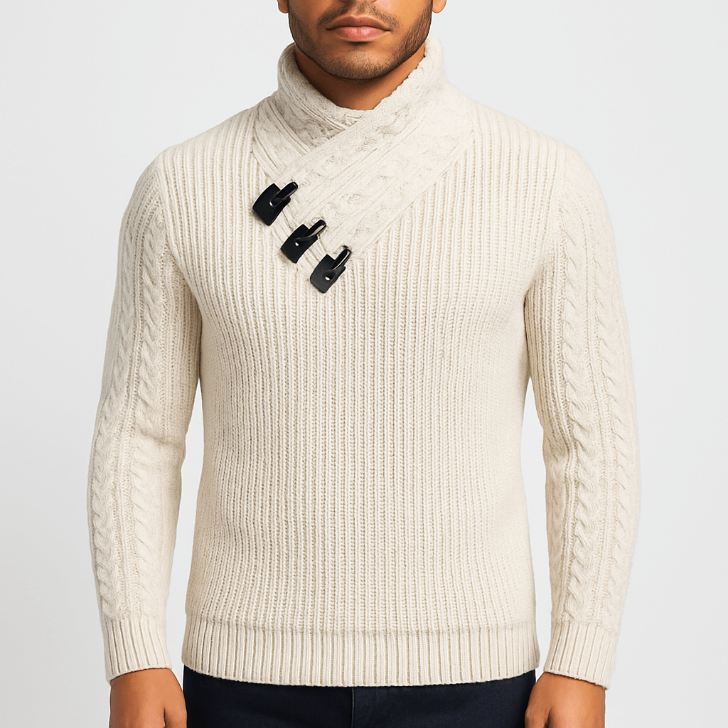 Elarova | Slim Fit Strickpullover