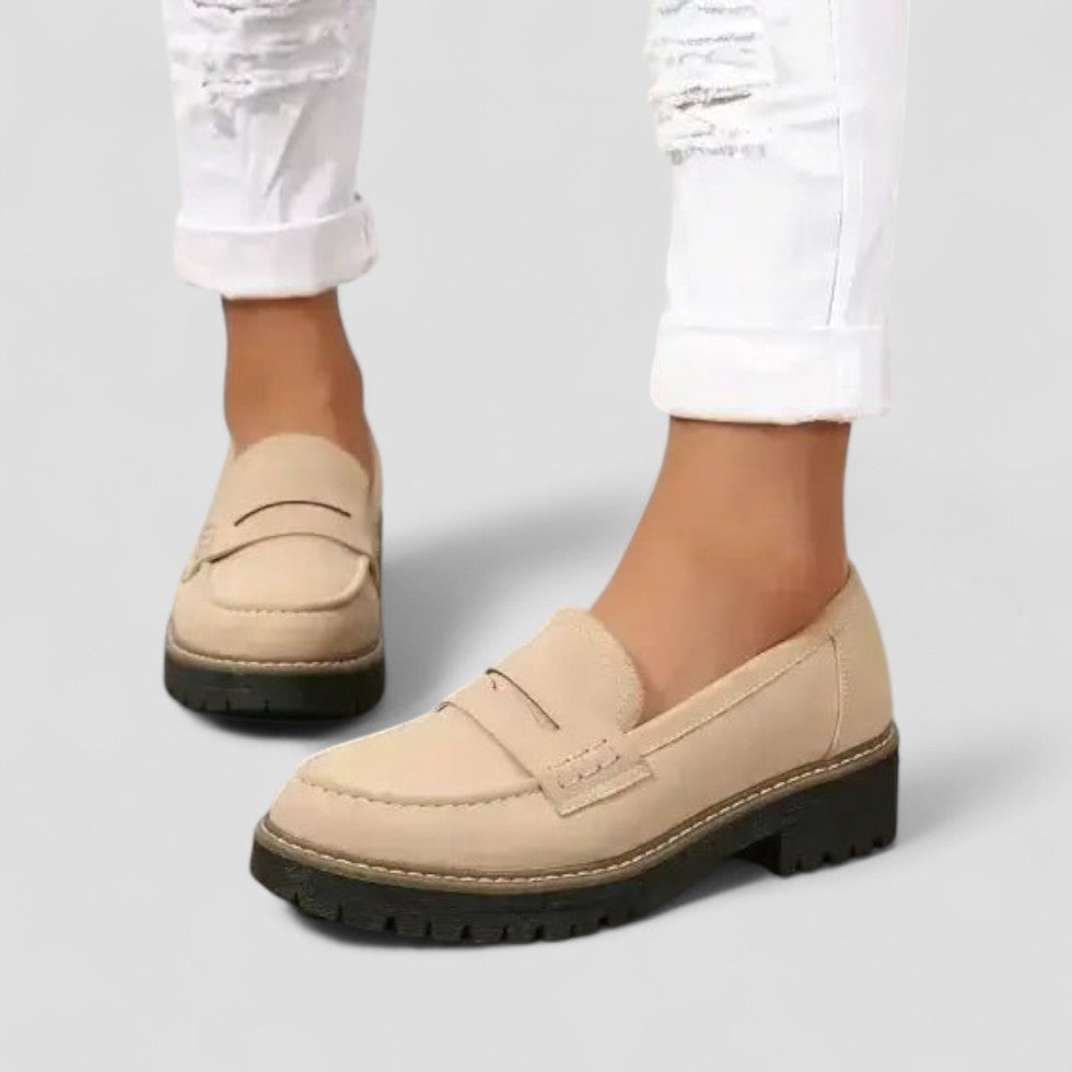 Elarova | Slip-On-Loafer mit dicker Sohle