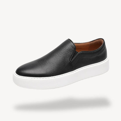 Elarova | Slip-On-Sneakers aus Leder für Herren
