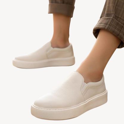 Elarova | Slip-On-Sneakers aus Leder für Herren