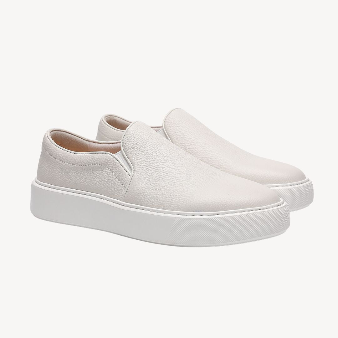 Elarova | Slip-On-Sneakers aus Leder für Herren