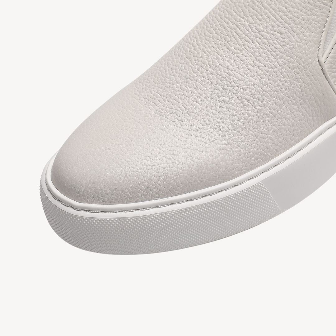 Elarova | Slip-On-Sneakers aus Leder für Herren