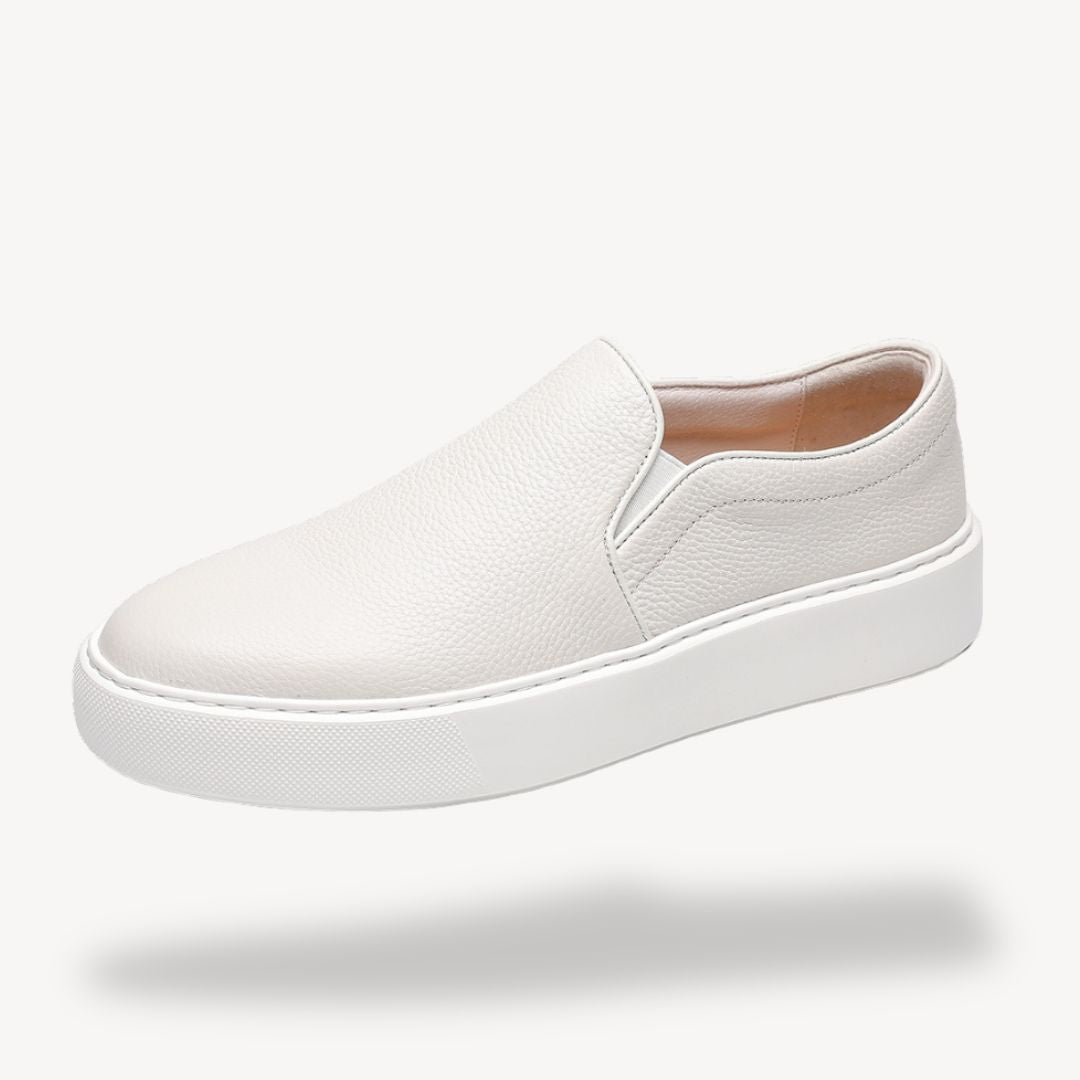 Elarova | Slip-On-Sneakers aus Leder für Herren
