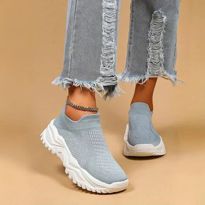 Elarova | Slip on Damen Sneaker Atmungsaktiv & Orthopädisch