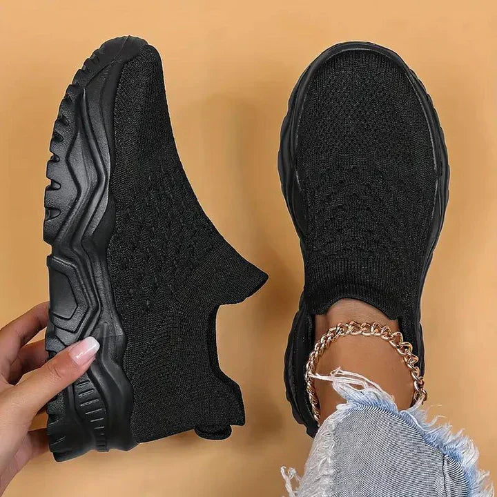 Elarova | Slip on Damen Sneaker Atmungsaktiv & Orthopädisch