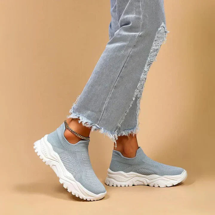 Elarova | Slip on Damen Sneaker Atmungsaktiv & Orthopädisch