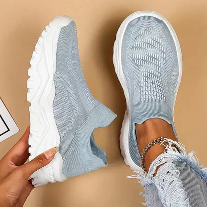 Elarova | Slip on Damen Sneaker Atmungsaktiv & Orthopädisch