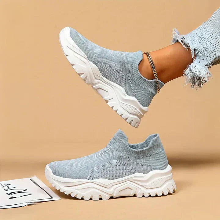 Elarova | Slip on Damen Sneaker Atmungsaktiv & Orthopädisch