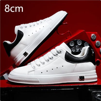 Elarova | Sneaker Mit Erhöhung Bequeme Freizeitschuhe Mit 6 Cm Verstecktem Absatz, Aus Kunstleder, Für Alltag & Business
