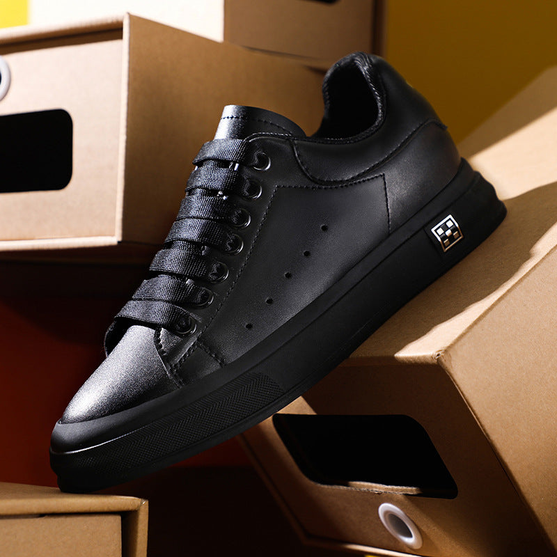 Elarova | Sneaker Mit Erhöhung Bequeme Freizeitschuhe Mit 6 Cm Verstecktem Absatz, Aus Kunstleder, Für Alltag & Business
