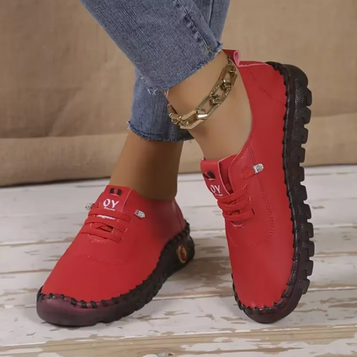 Elarova | Sneakers Mit Weichen Sohlen