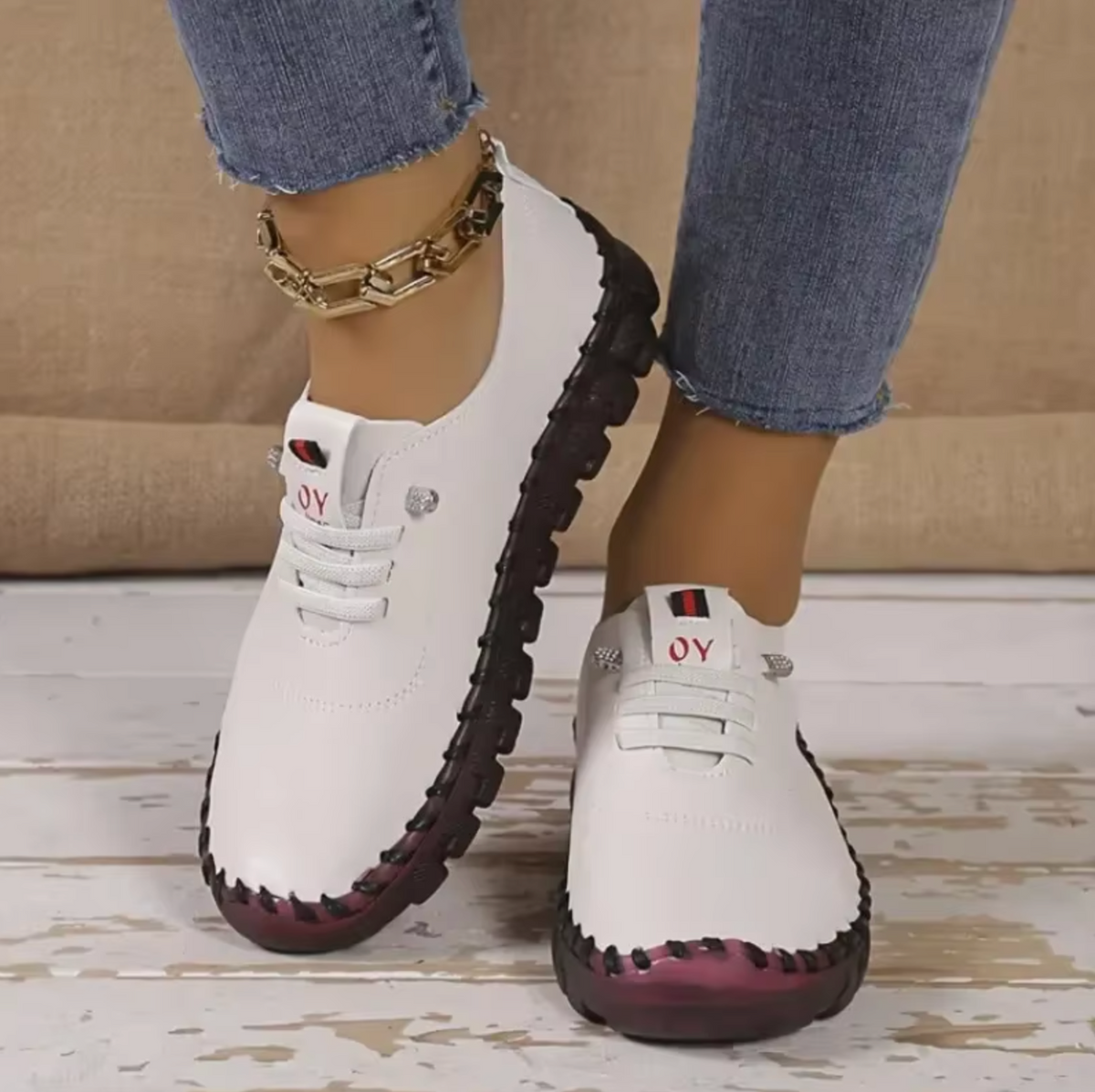 Elarova | Sneakers Mit Weichen Sohlen