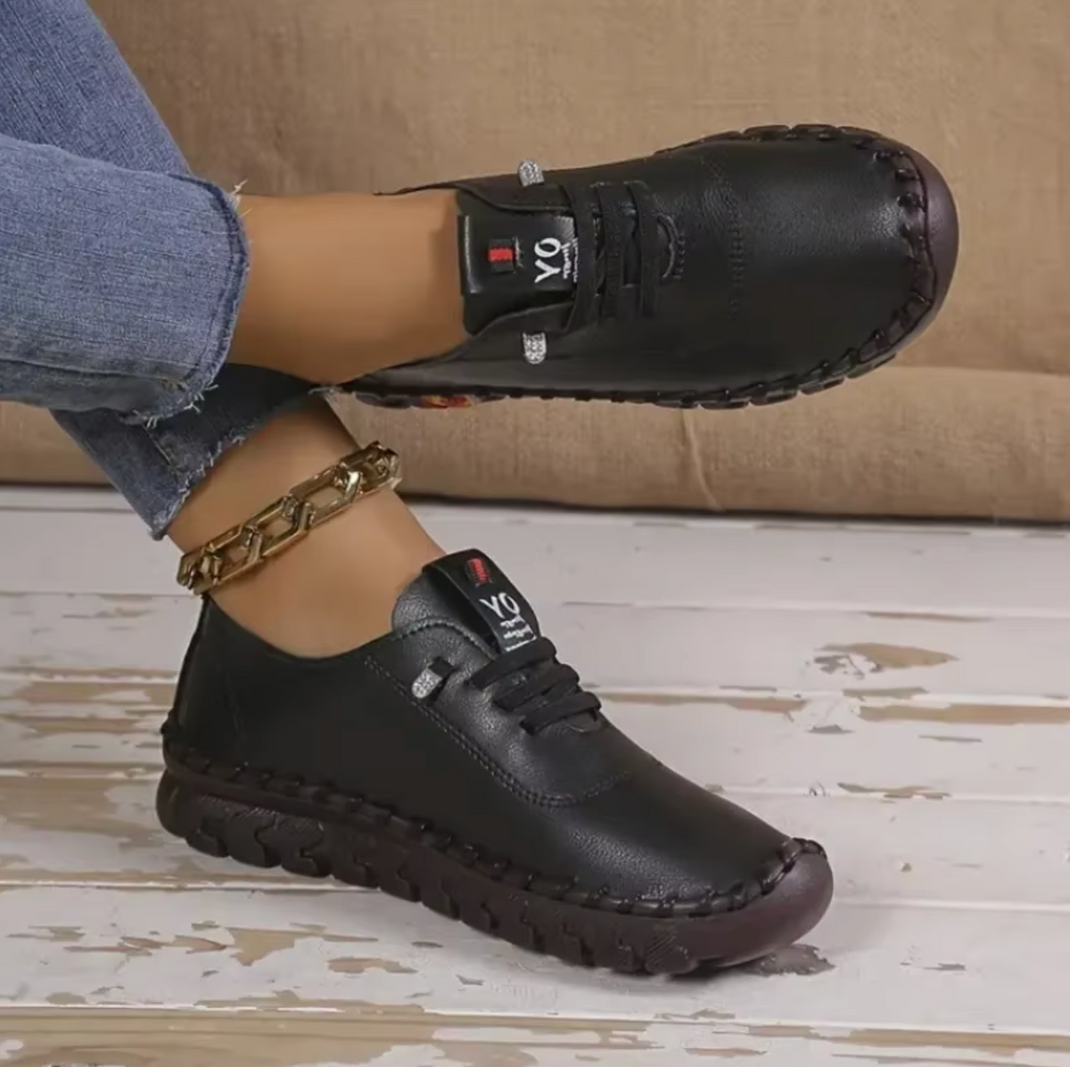 Elarova | Sneakers Mit Weichen Sohlen