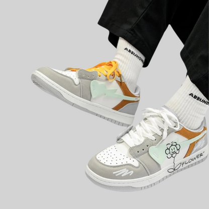 Elarova | Sneakers Schick Atmungsaktiv HipHop Punk Graffiti