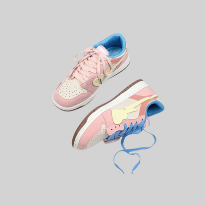 Elarova | Sneakers Schick Atmungsaktiv HipHop Punk Graffiti