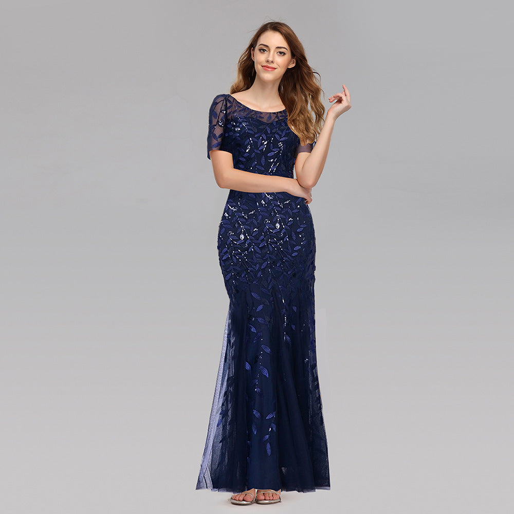 Elarova Spitzen-Abendkleid