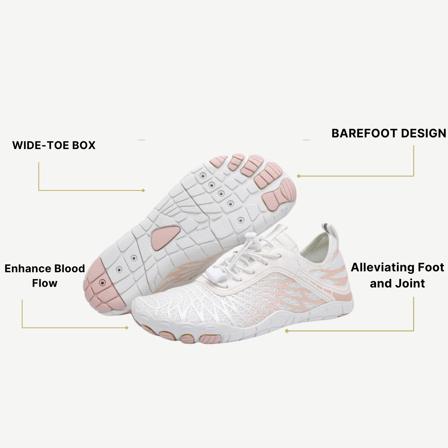 Elarova | Sportliche Barfußschuhe Flexibel & Leichtgewichtig