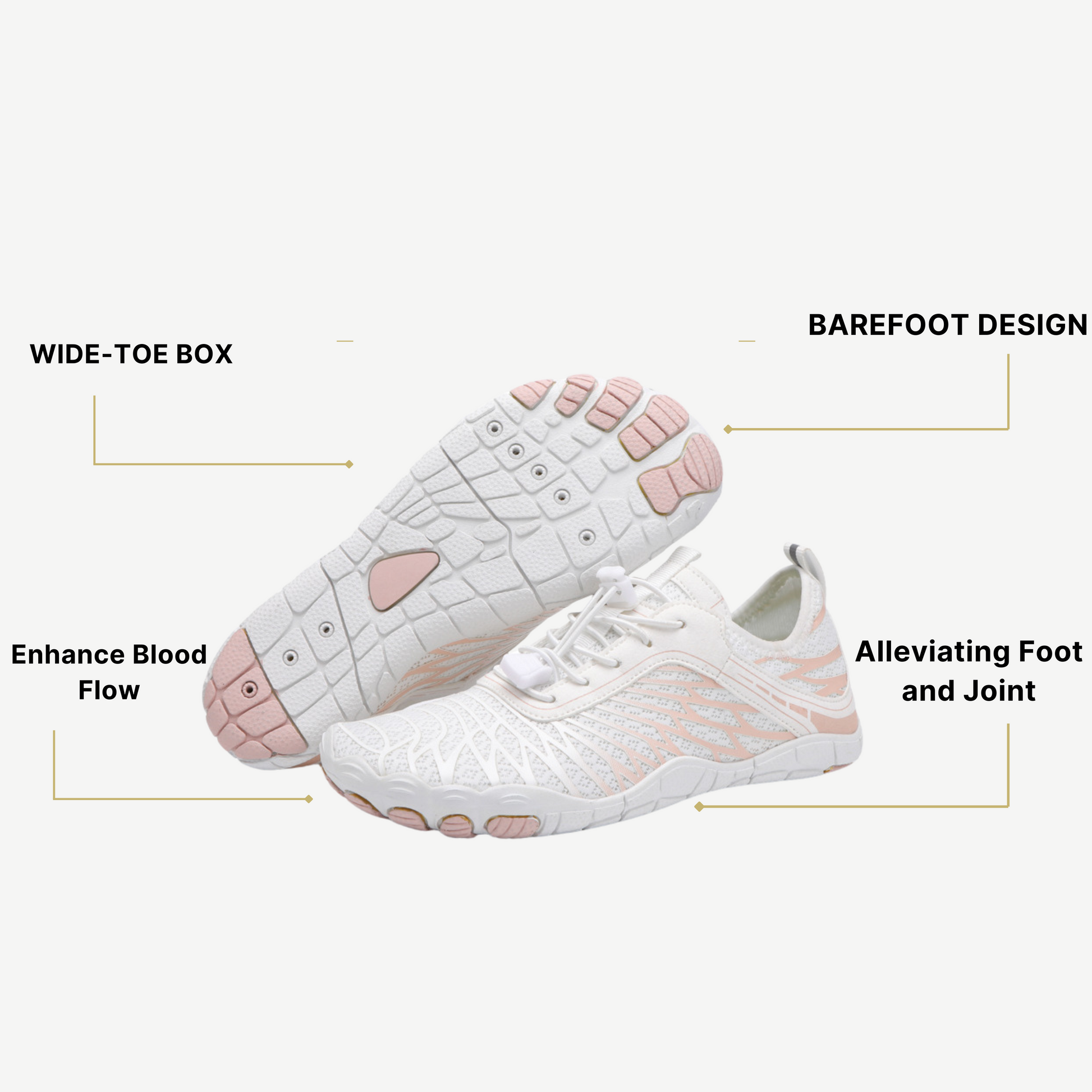 Elarova | Sportliche Barfußschuhe Flexibel & Leichtgewichtig