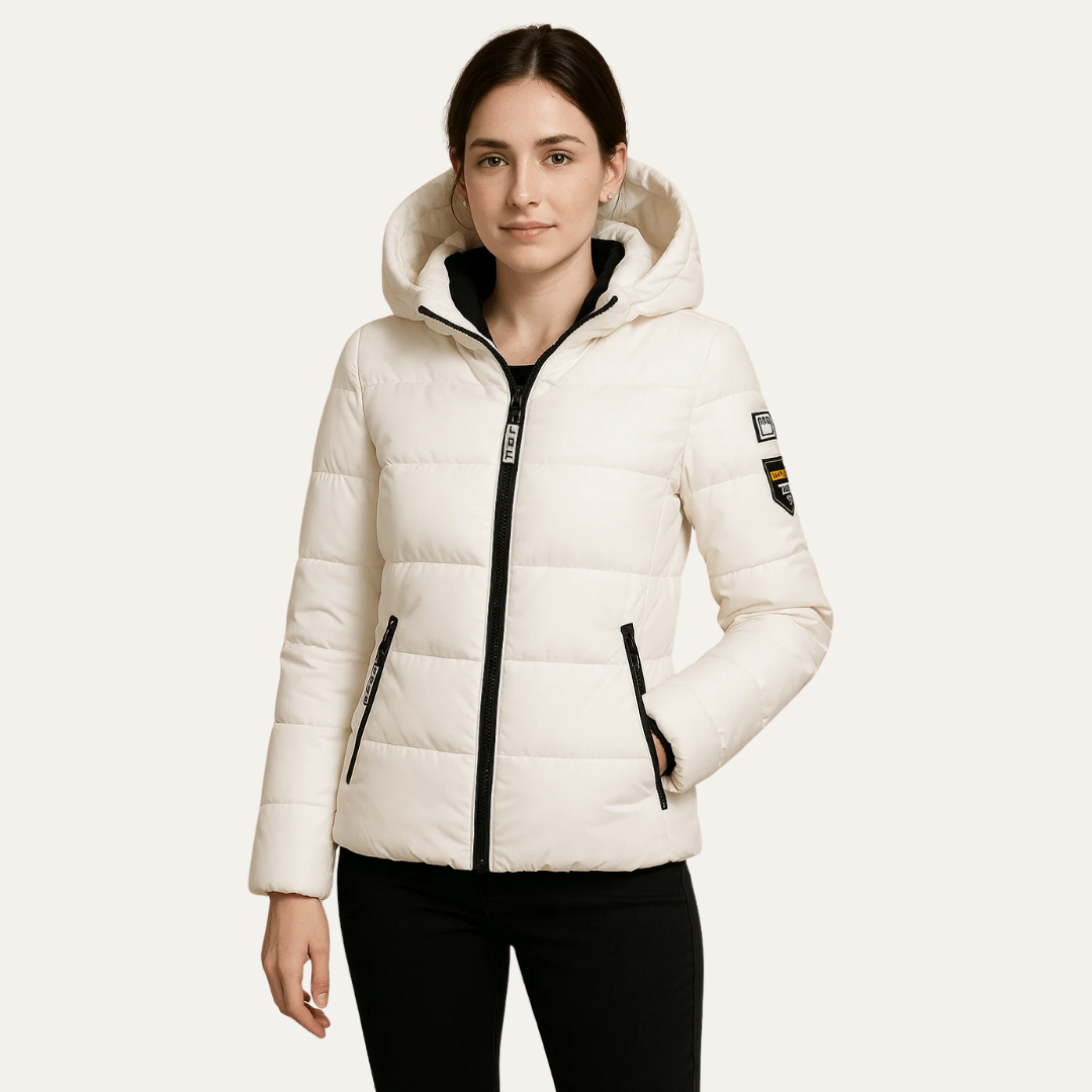 Elarova | Sportliche DamenPufferjacke mit Kapuze
