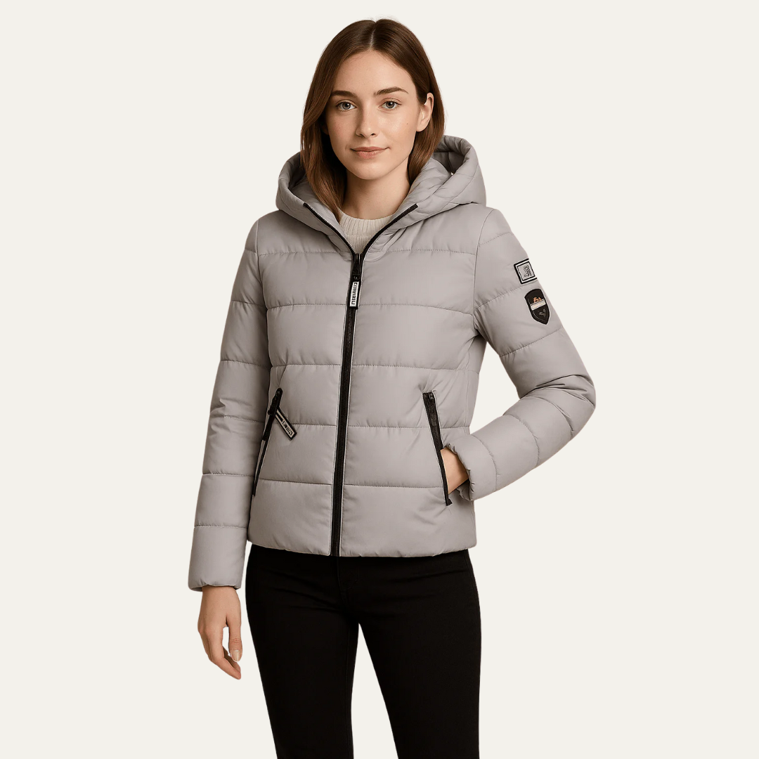 Elarova | Sportliche DamenPufferjacke mit Kapuze
