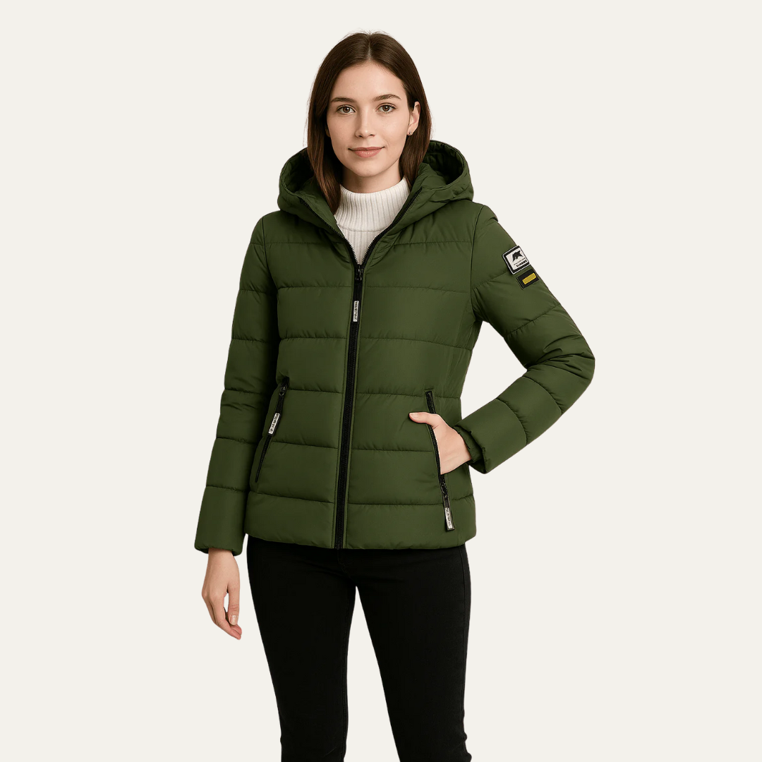 Elarova | Sportliche DamenPufferjacke mit Kapuze