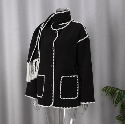 Elarova | StatementJacke mit Halstuch