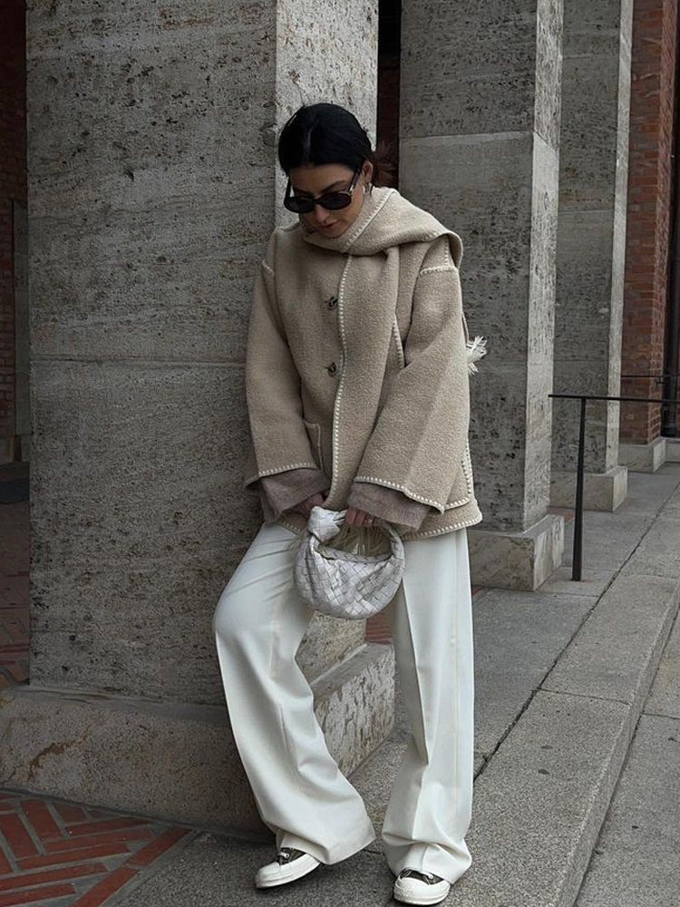 Elarova | StatementJacke mit Halstuch
