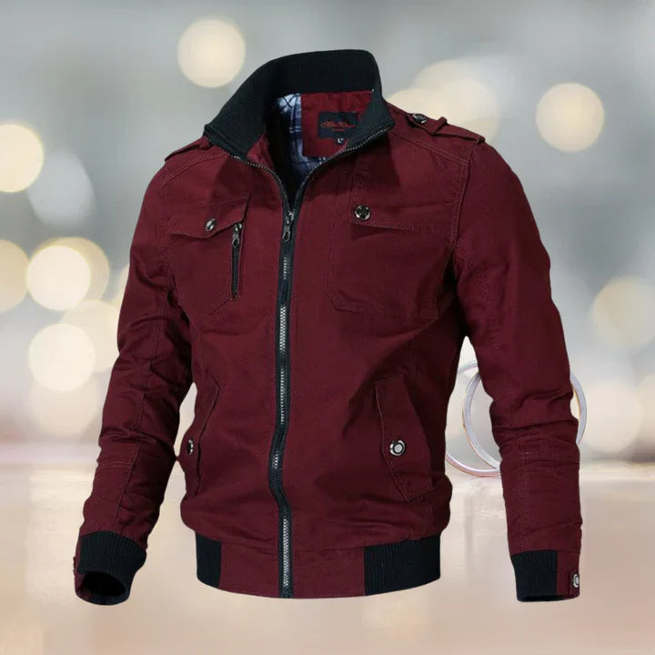 Elarova | Stehkragenjacke für Herren
