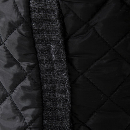 Elarova | Steppjacke für Herren mit Strickärmeln – warme Freizeit-Oberbekleidung