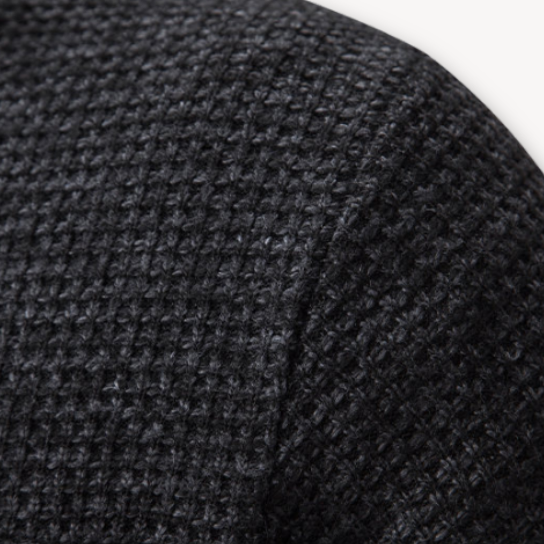 Elarova | Steppjacke für Herren mit Strickärmeln – warme Freizeit-Oberbekleidung