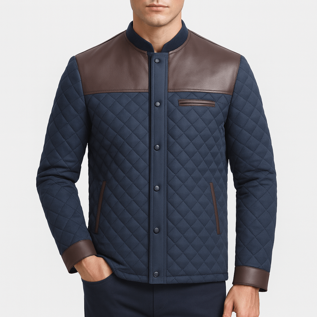 Elarova | Steppjacke mit Knopfleiste