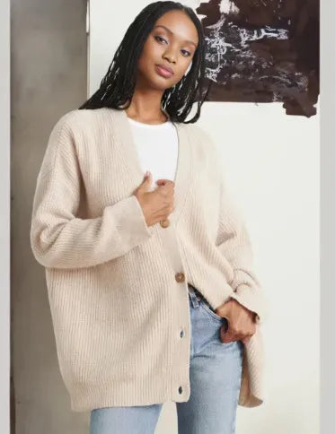 Elarova | Stilvolle KaschmirStrickjacke