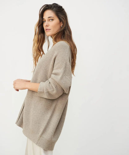Elarova | Stilvolle KaschmirStrickjacke