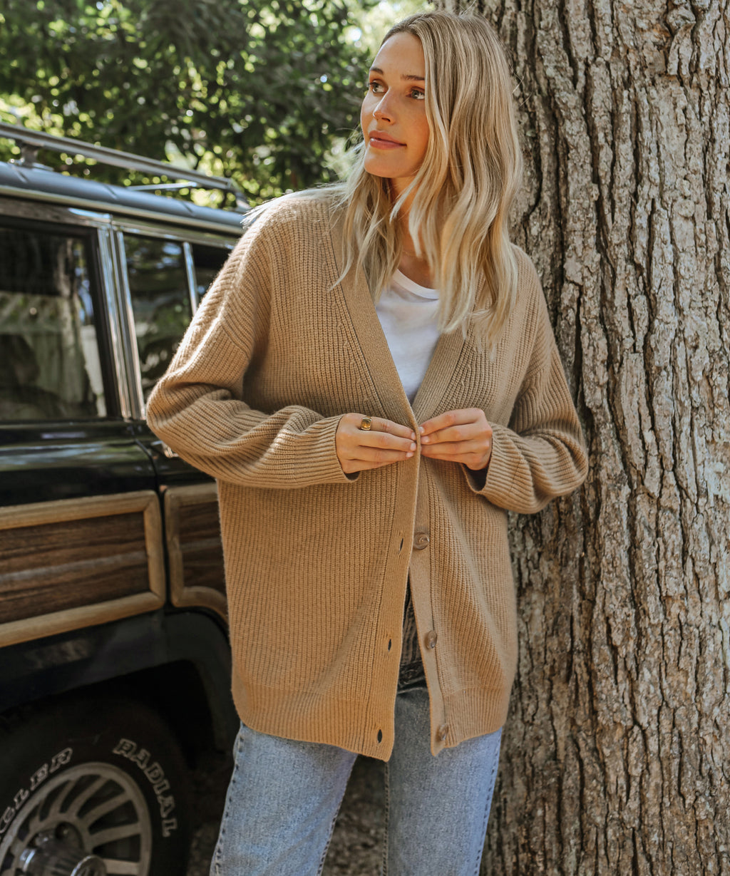 Elarova | Stilvolle KaschmirStrickjacke